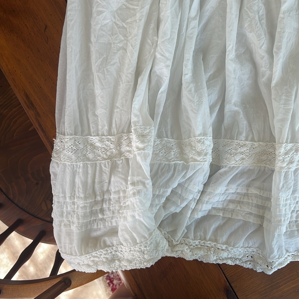 White long skirt